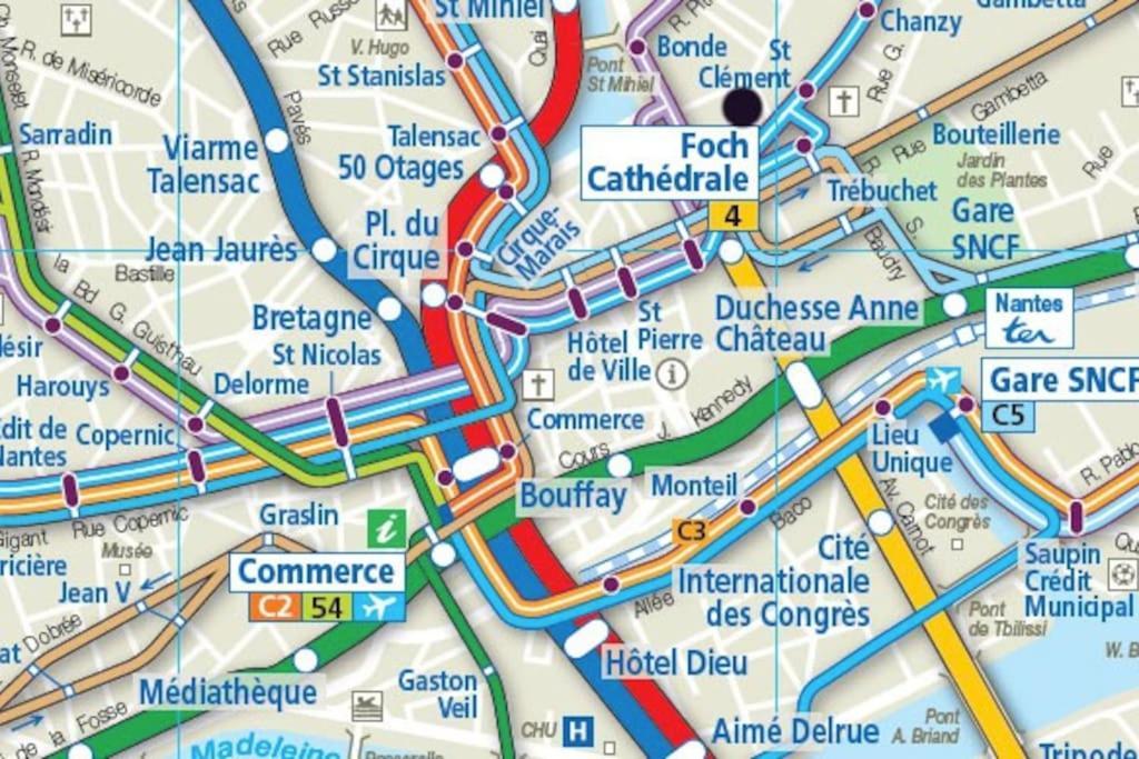 Charmant Et Lumineux T2 Centre Ville Au Calme Nantes Luaran gambar